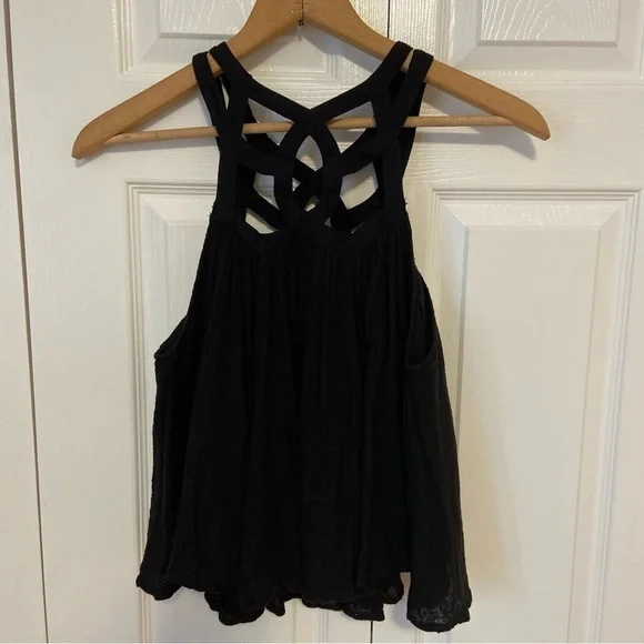 Free People Black Tank Top - Picture 3 of 8